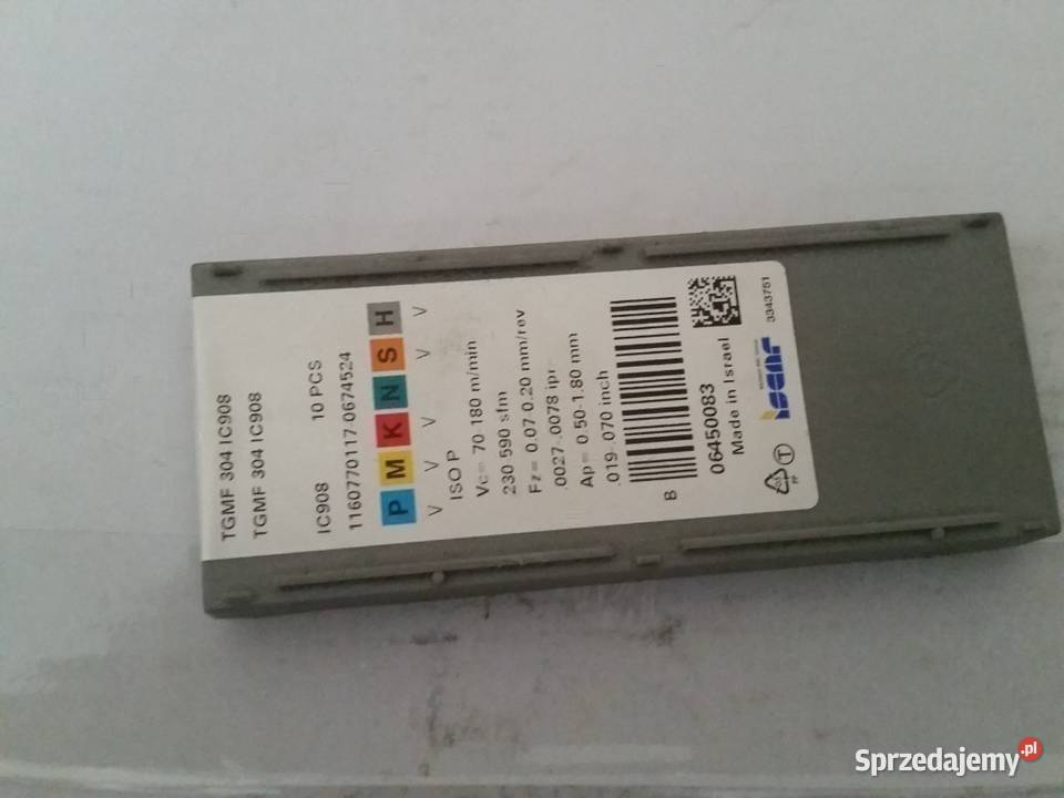 Płytki ISCAR TGMF 304 IC908 1paczka Produkcja Rzeszów