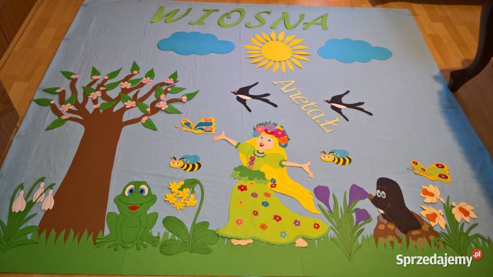 Dekoracje wiosenne z brystolu 504 102 444 Garwolin sprzedam