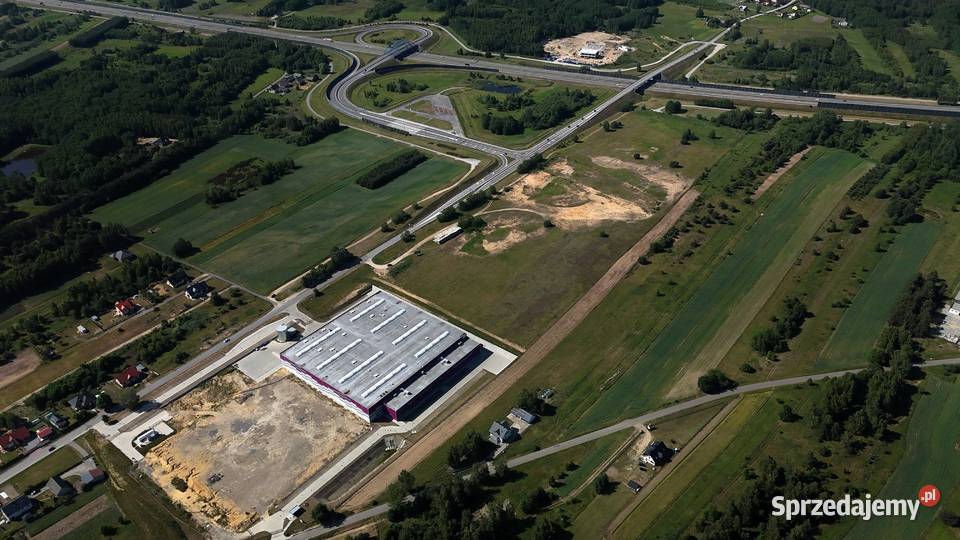 Działka inwestycyjna zjeździe z Autostrady A4 w Borek Wielki