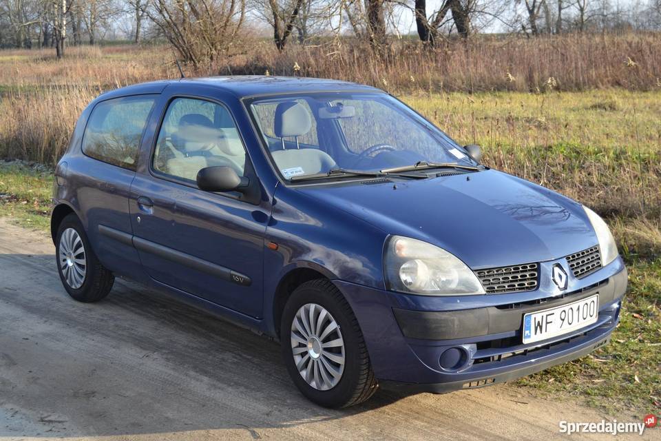 RENAULT CLIO II 12 16V 2001 r welurowa tapicerka Clio Warszawa