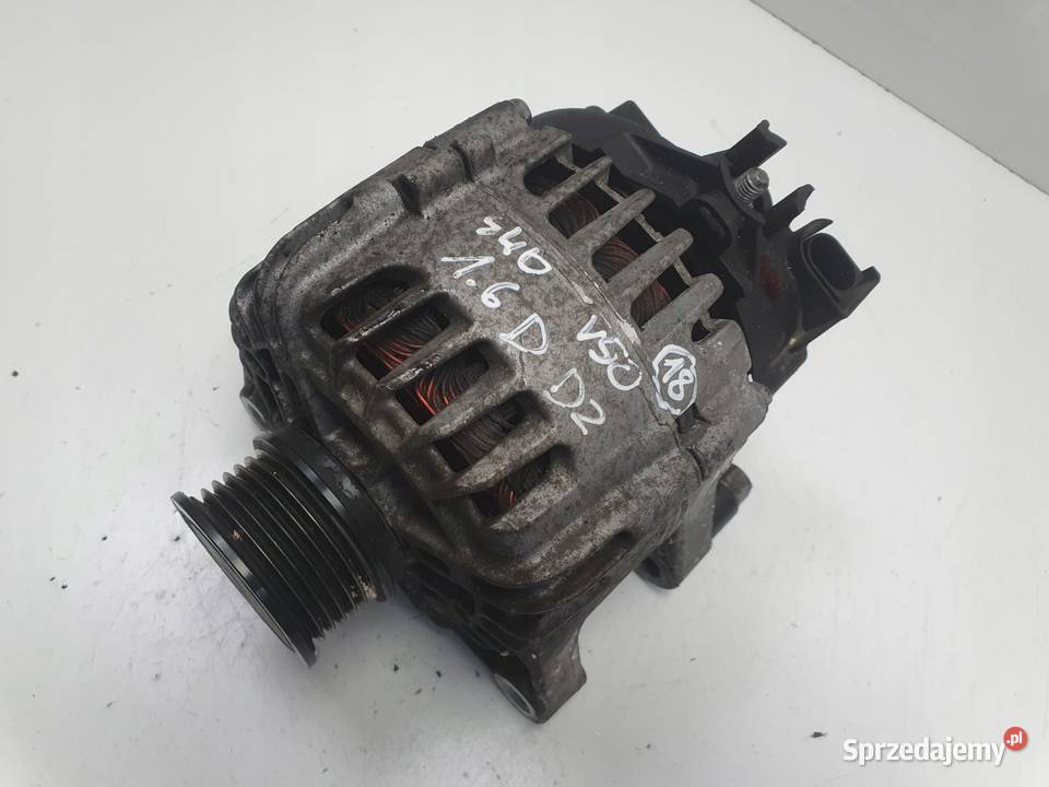 Volvo S40 II V50 16 D D2 ALTERNATOR 120A Układ elektryczny, zapłon Janów