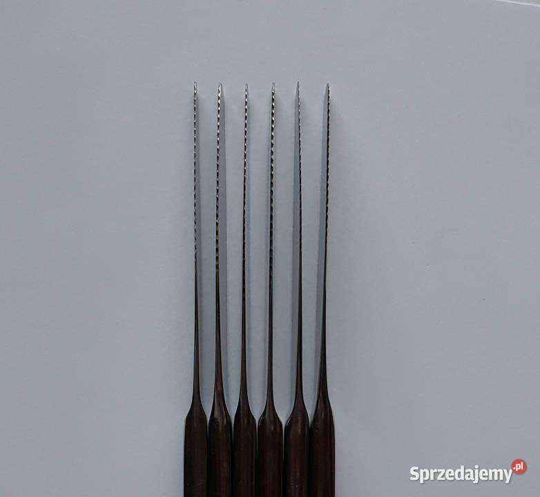 Noże obiadowe 4 RÓŻE Gerlach sztućce PRL sprzedam