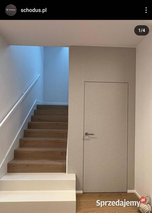 Schody drewniane gięte dywanowe na beton Schody wewnętrzne Bochnia sprzedam