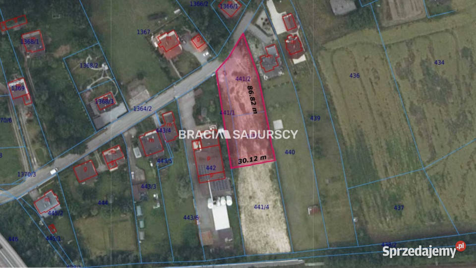 Działka Krzeszowice 1740m2 Sprzedaż
