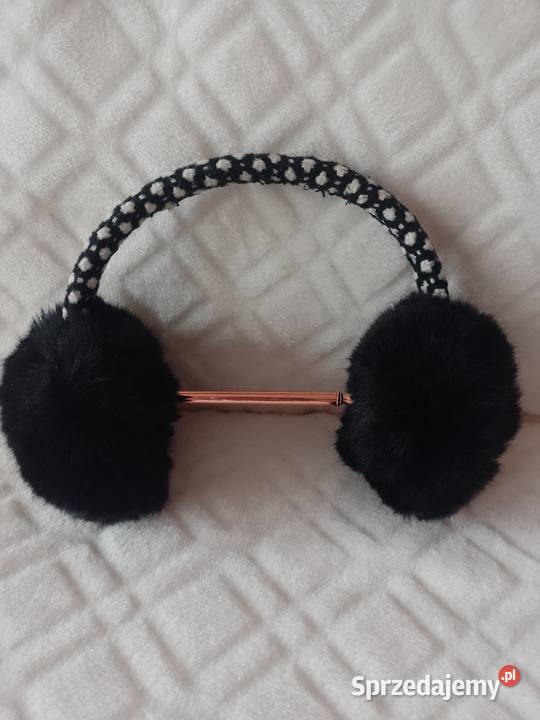 Futrzane nauszniki na głowę z Madrytu Top Kraków