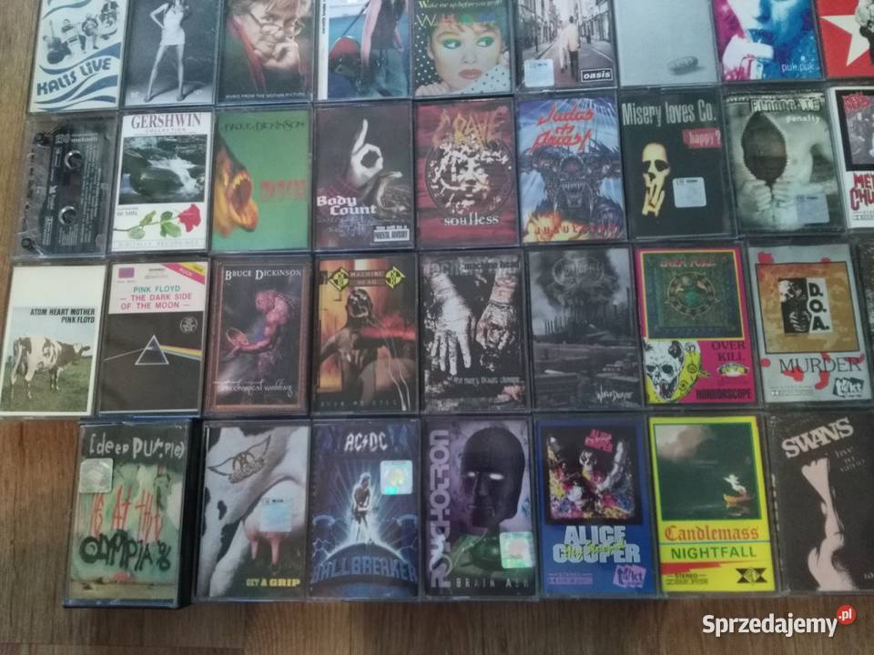 Kolekcja kaset ponad 100 różne rodzaje muzyki kaseta Włocławek