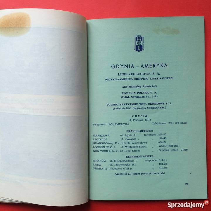 1101 Polish Ports z 1948 roku zachodniopomorskie