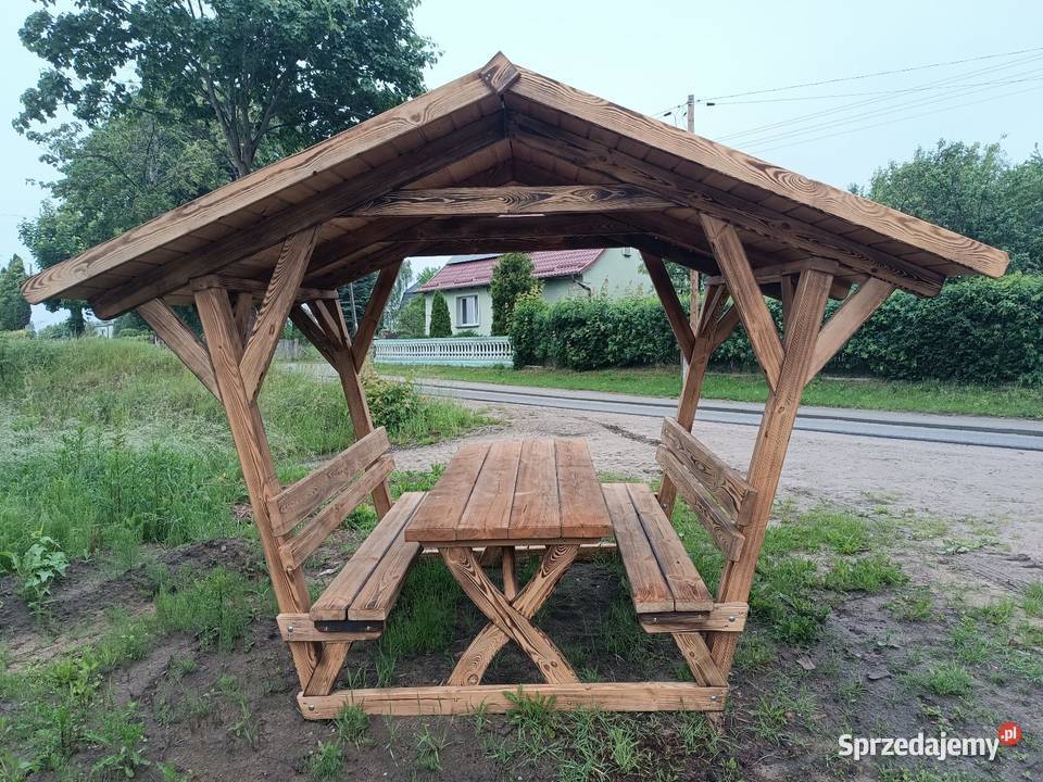 Komplet ogrodowy z zadaszeniem 220cm Śliwice