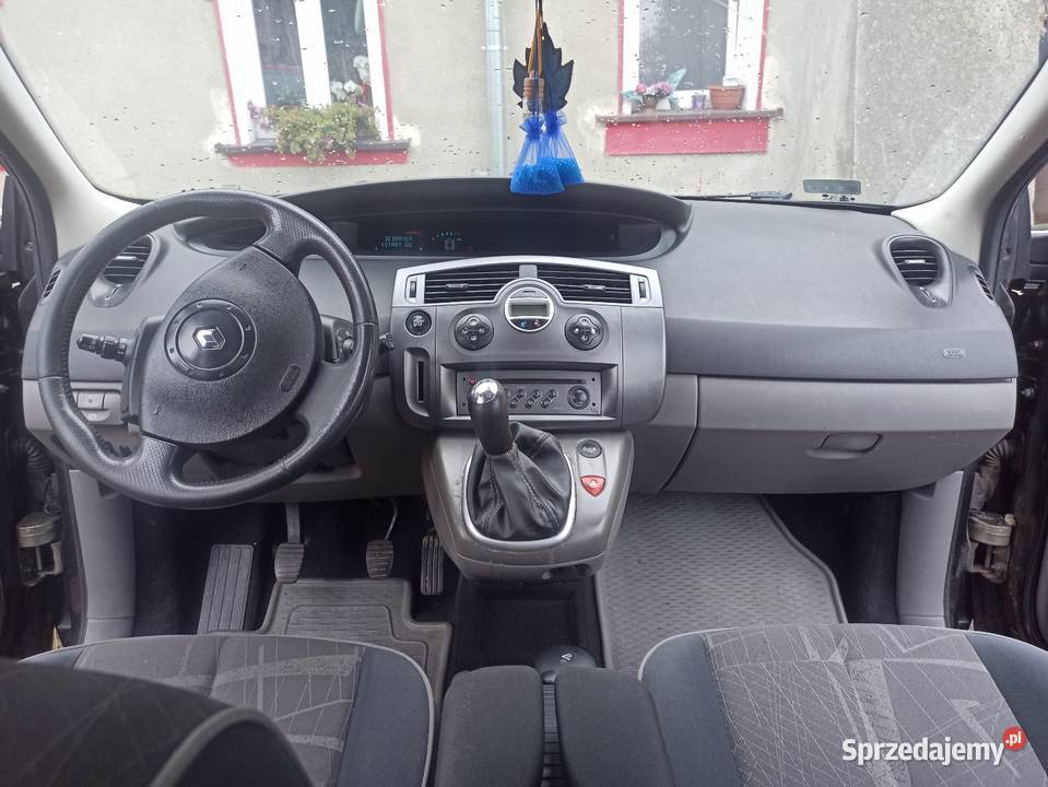 RENAULT SCENIC 20 BENZYNA 2004 PANORAMA MANUAL radio
