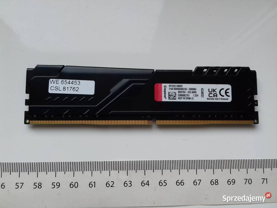 Kingston Fury Beast DDR4 8GB sprawna 3200MHz Bydgoszcz