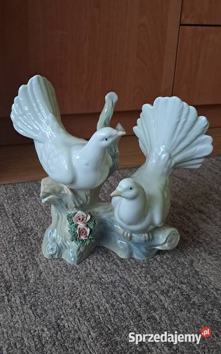 Figurka porcelana Gołębie Hiszpania Valencia Porcelana i szkło Suwałki