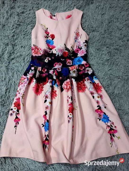 Elegancka sukienka wizytowa M Łasin sprzedam