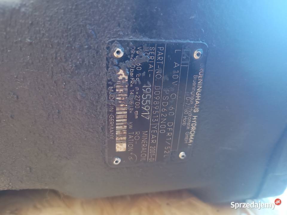 Pompa hydrauliczna LA10V060DFR252L 00989513 Staszów