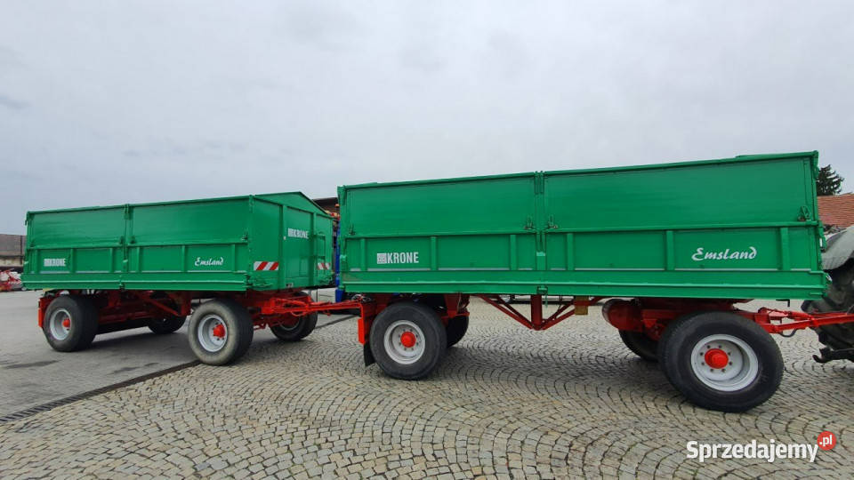 Przyczepa transportowa Krone KRONE DK225 16 nieuszkodzony Głogówek sprzedam