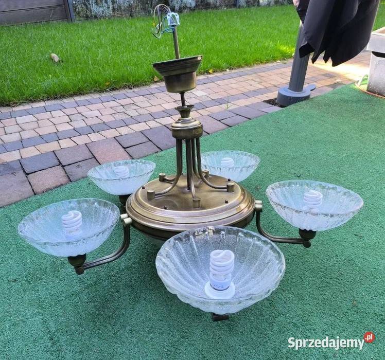 Żyrandol mosiężny Duży Jupiter 680 Carmen śląskie Siemianowice Śląskie