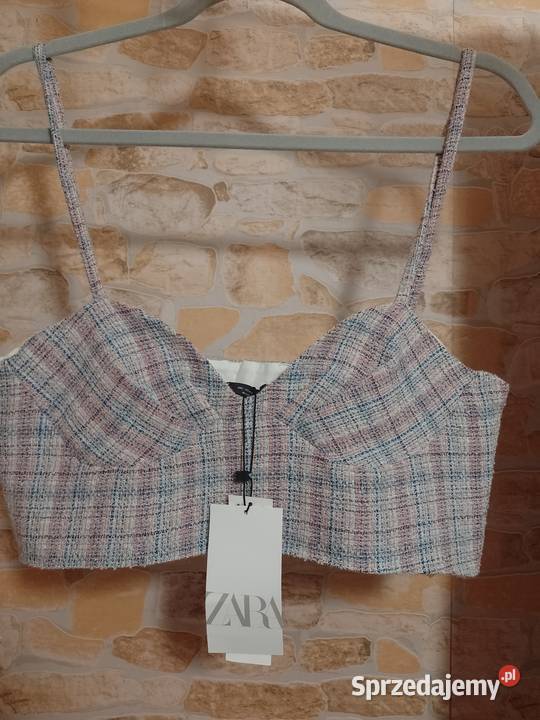 40L Zara Top z mieniącą nitką bluzka z Madrytu sprzedam