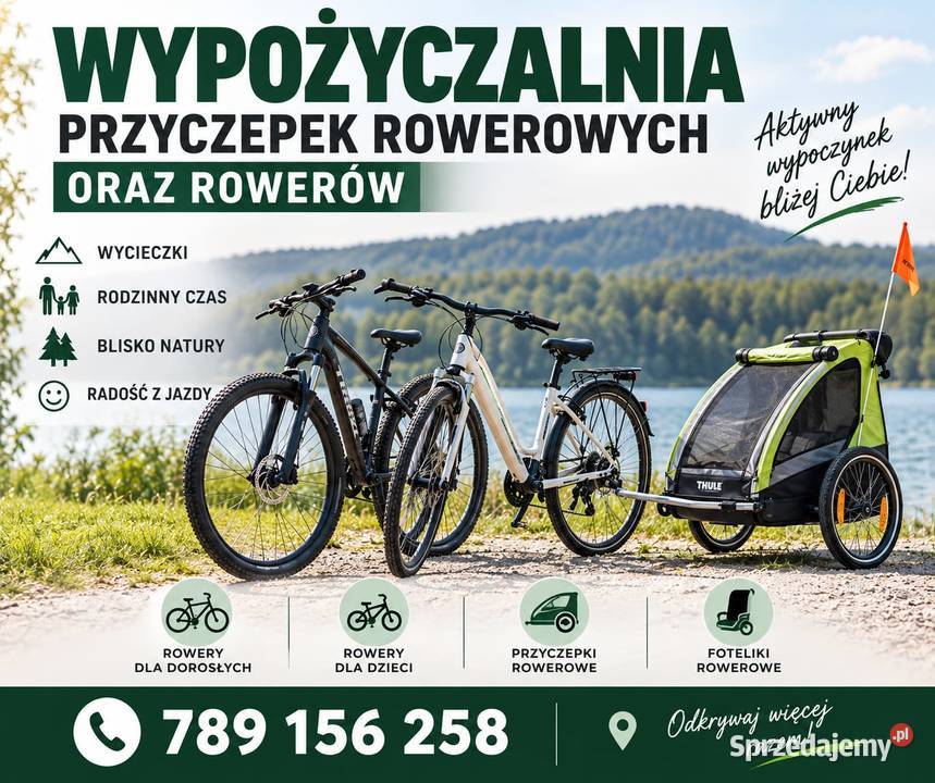 Wynajem rowerów i przyczepek rowerowych Rzeszów