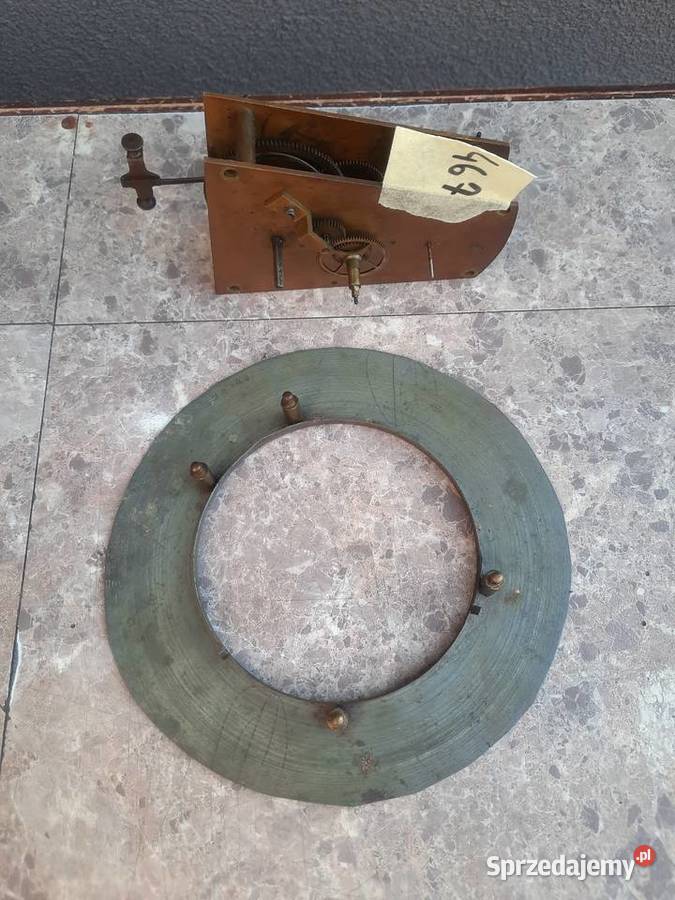 467 Mechanizm zegara Lenzkirch 1875r chodzik pomorskie Tczew