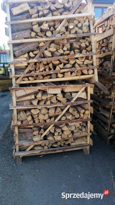 drewno opałowe sosna łupana sezonowana