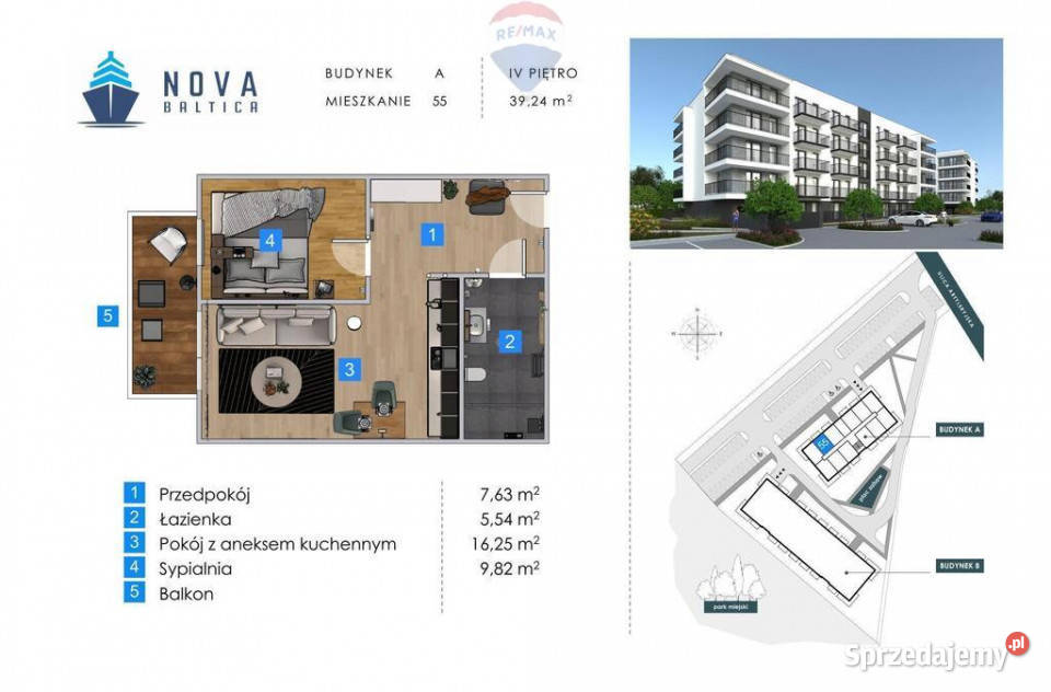Mieszkanie 4 piętro z widokiem na zachody słońca