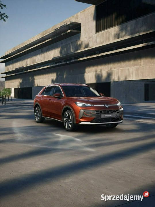 Volkswagen TRoc Wersja Style 15 eTSI 150 DSG asystent pasa ruchu łódzkie Łódź