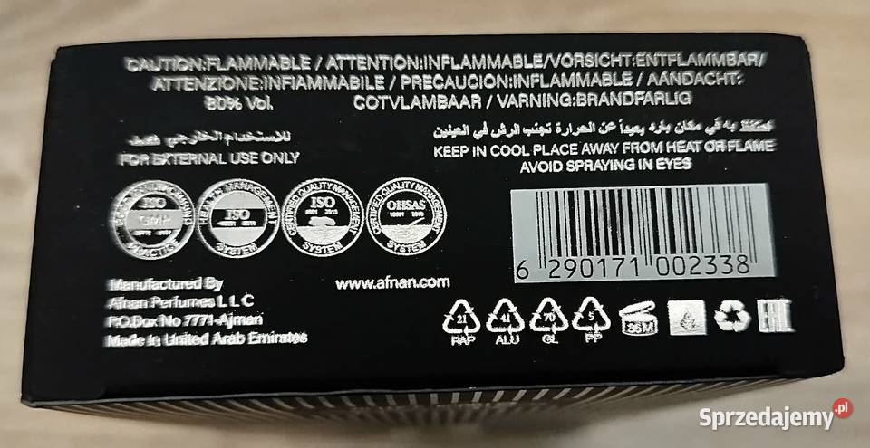 Perfumy męskie Afnan 9pm 100ml Kielce