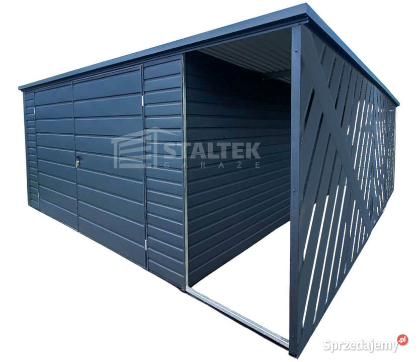 Schowek Domek Ogrodowy 4x4m Wiata 1x4m Panele Kielce
