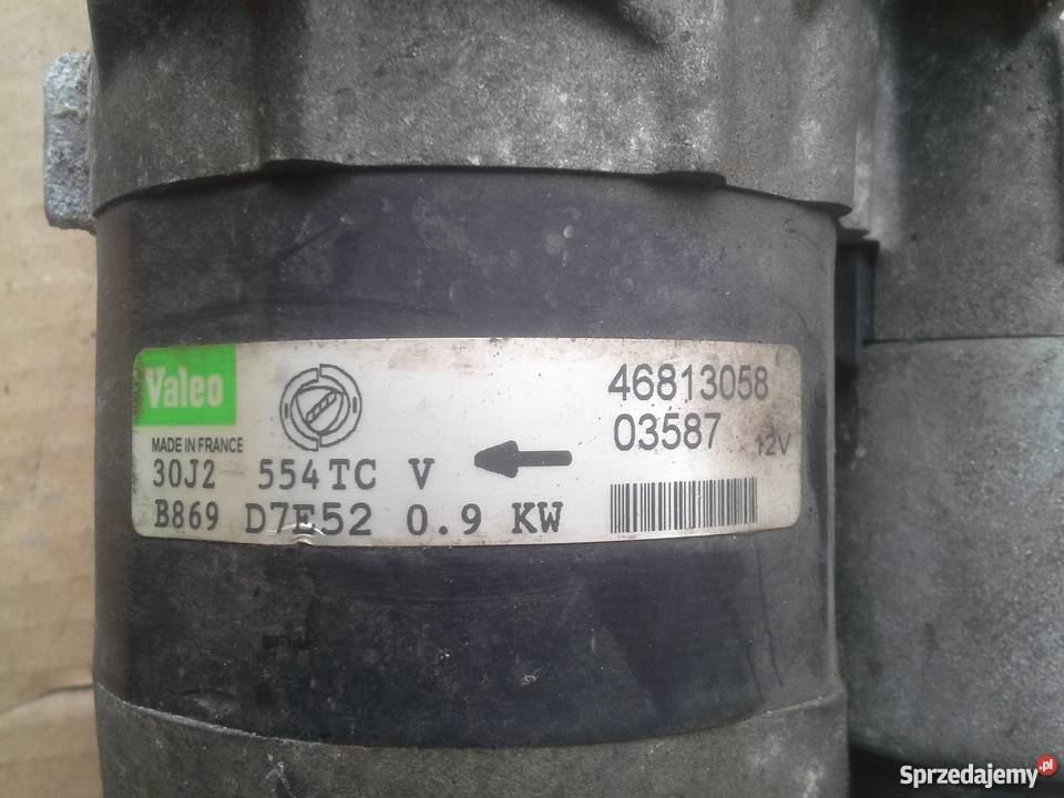 FIAT STILO 12 rozrusznik 46813058 osobowe