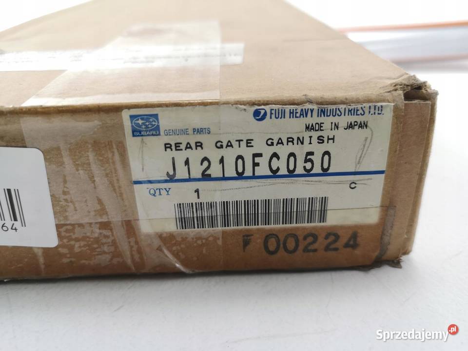 BLENDA KLAPY BAGAŻNIKA SUBARU FORESTER 0002 ORI sprzedam