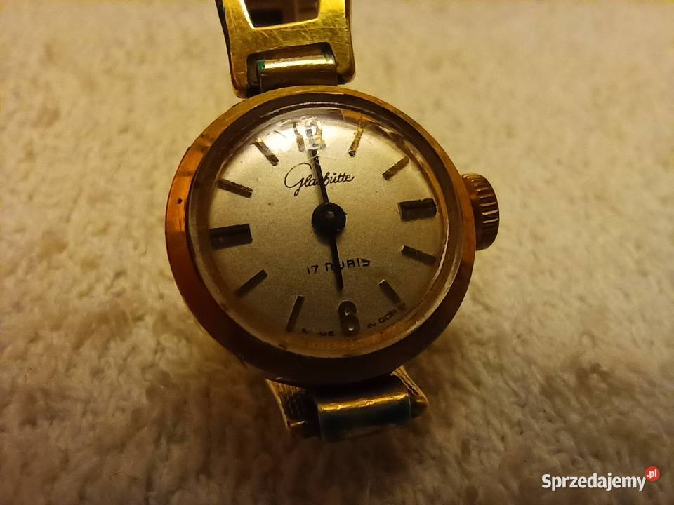Zegarek damski Glashtte złocony Gdańsk