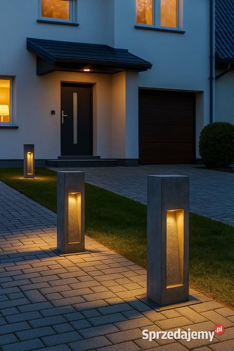 Betonowe lampy ogrodowe IP65 nowoczesny design zachodniopomorskie Złocieniec