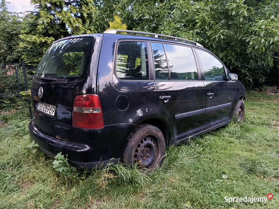 Volkswagen Touran 19tdi 6biegow 2003r uszkodzony świętokrzyskie Chęciny