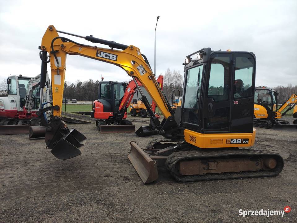 Minikoparka JCB 48z1 2017r 3500mtg hydrauliczne Koparki Ryżki sprzedam