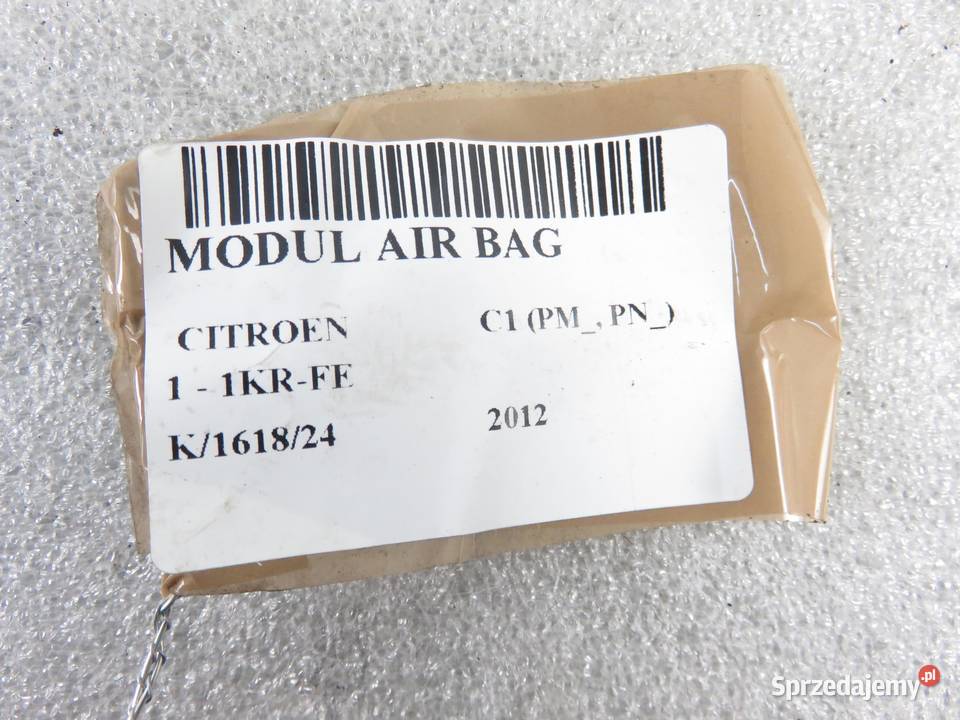 MODUŁ AIRBAG CITROEN C1 891700H040 małopolskie