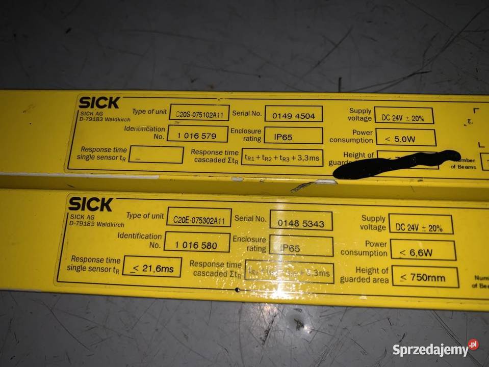 Sick C2000 C20E075302A11 C20S075102A11 Safety mazowieckie Warszawa sprzedam