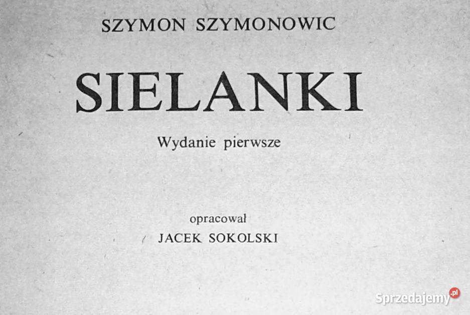 Sielanki Szymon Szymonowic Chełm
