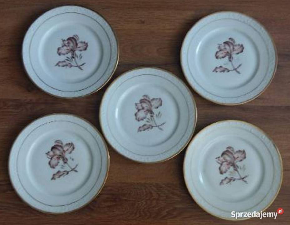 KPM KOBENHAVNS MALERI 5 TalerzyDania 192030