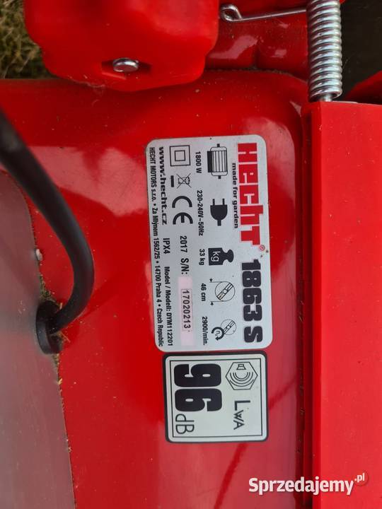 Kosiarka elektryczna HECHT z napędem prawie Łódź