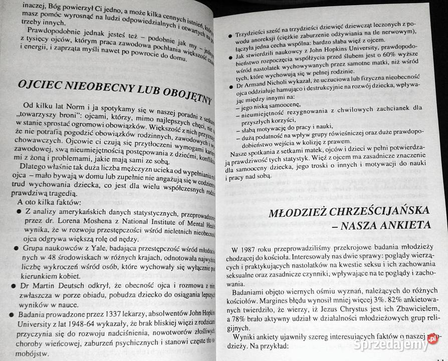 Zadziwiający wpływ tatusia Josh McDowell Norm lubelskie