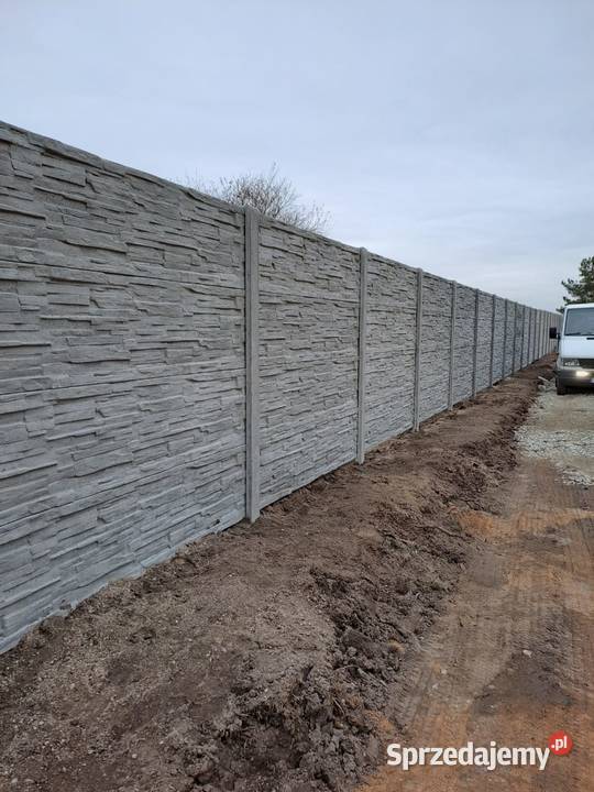 Ogrodzenia betonowe Nowoczene wzory dolnośląskie Oborniki Śląskie