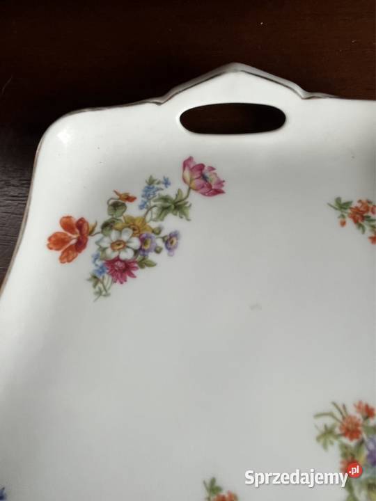 Patera biała porcelana Złocona sprzedam