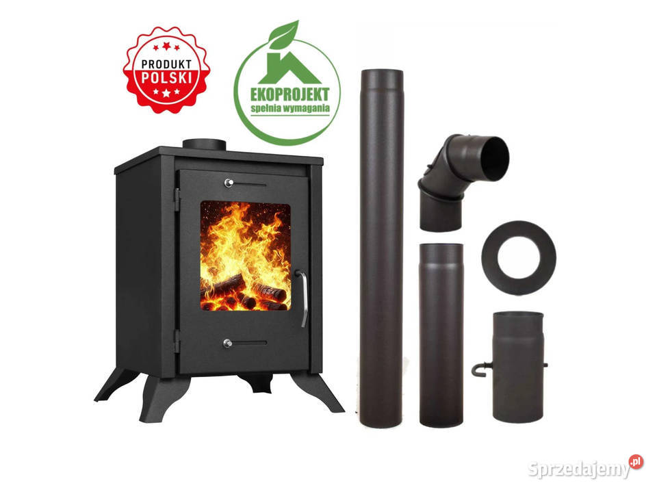 PIEC PIECYK KOZA KOMINEK ZEFIR STALOWY W14 7KW Skawina