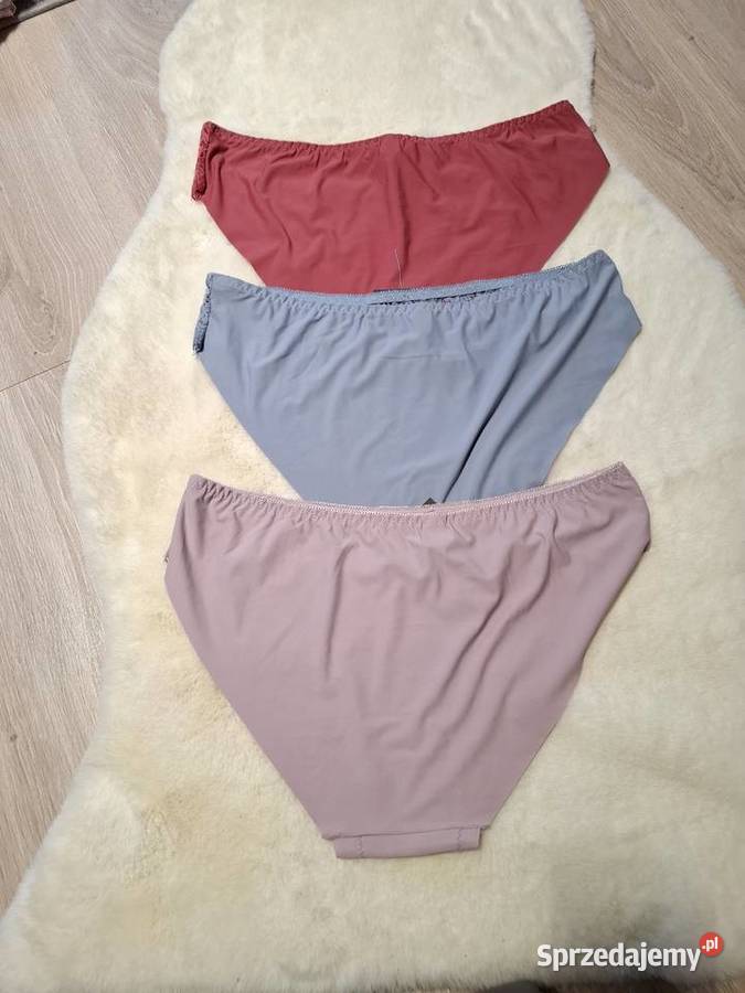 Bezszwowe figi z koronką XL 3 sztuki Bezszwowe  świętokrzyskie Kielce sprzedam