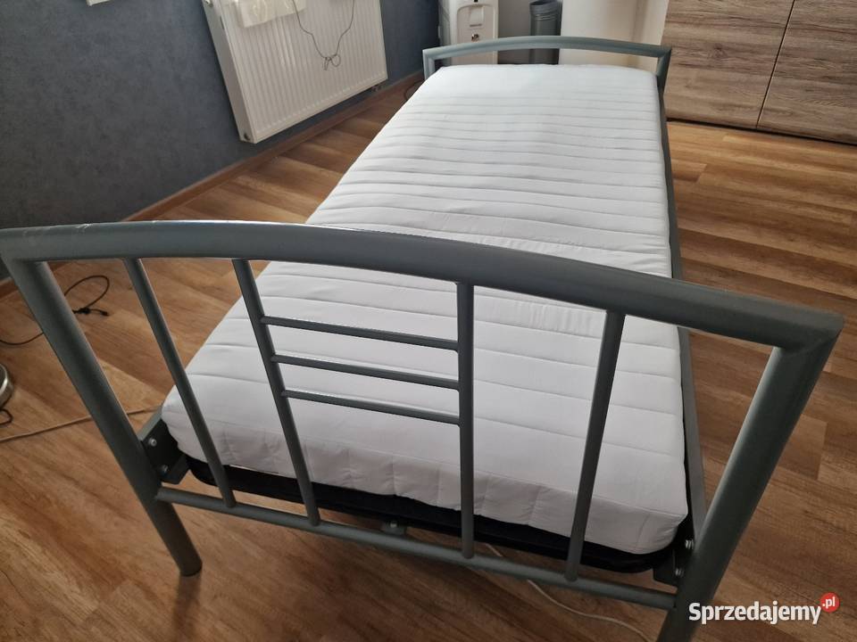 Łóżko 200x90 z nowym materacem śląskie Strzebiń