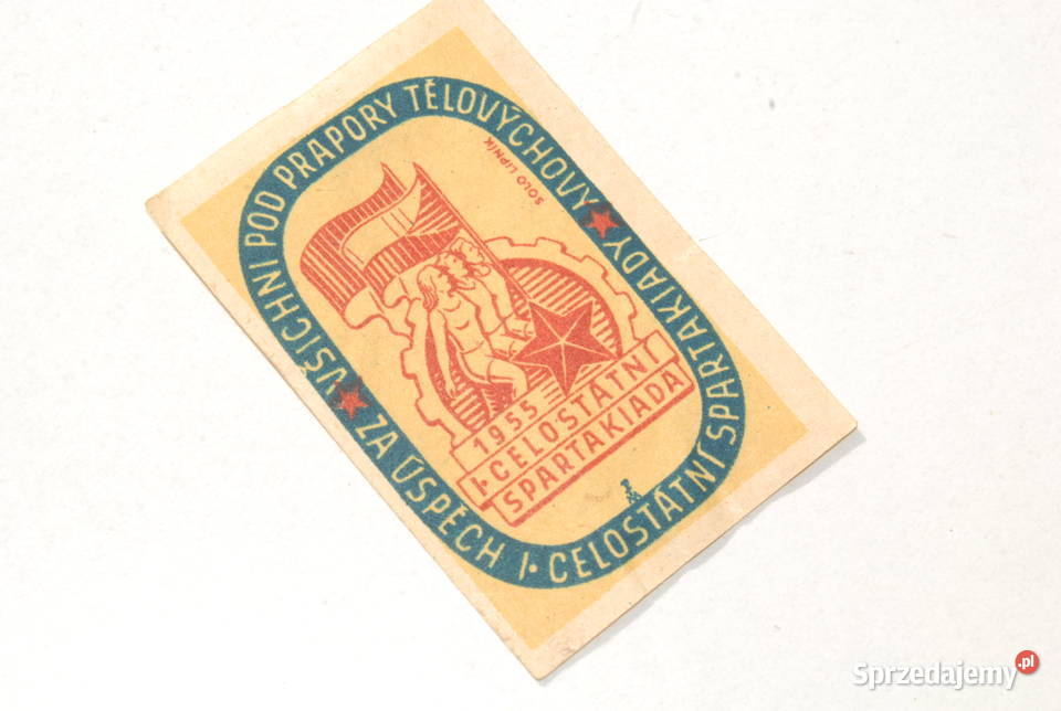 Stara etykieta zapałczana Czechosłowacja unikat Cieszyn sprzedam