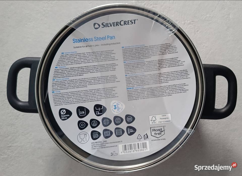 SILVERCREST Garnek ze stali szlachetnej 20 26 L sprzedam