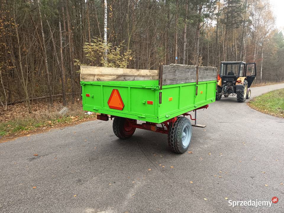 Przyczepa wywrotka jedno osiowa maszyny rolnicze Przyczepy rolnicze Magonie sprzedam