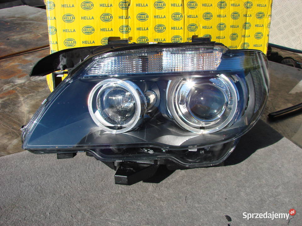 BMW E65 E66 E67 lift Bixenon skrętny NOWY ORG EU Lampy przednie