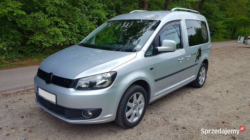 Zakończone 09 maj VW Caddy 16tdi TRAMPER KAMPER kamera cofania Gdańsk sprzedam