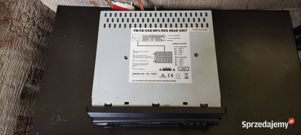 Radio 4x40W AUX USB SD MMC 2RCA Sub MP3 Pozostałe Gliwice